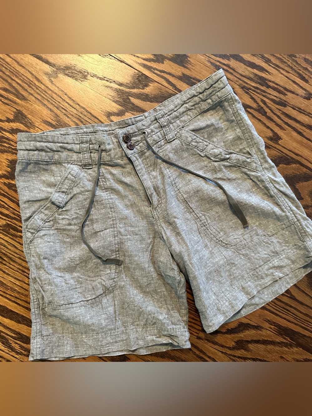 Patagonia Women's Hemp Linen-Blend Shorts in light grey